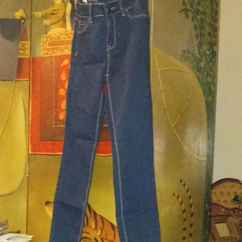 Last Chance Blue Spice Dark Blue Straight Leg Jeans